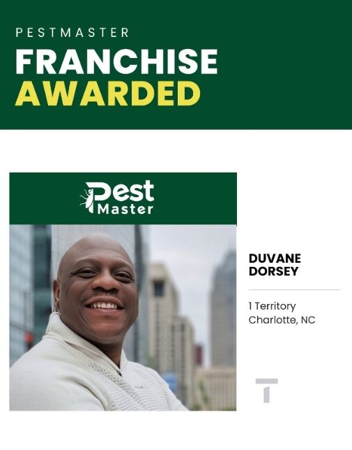 New PestMaster franchisee Duvane Dorsey.