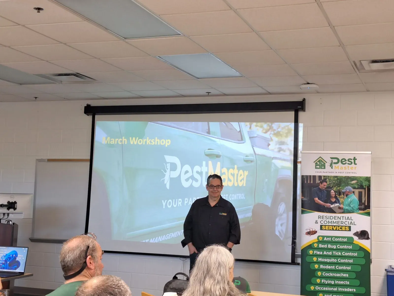 PestMaster Brand Leader, Brett Shraiar at Training