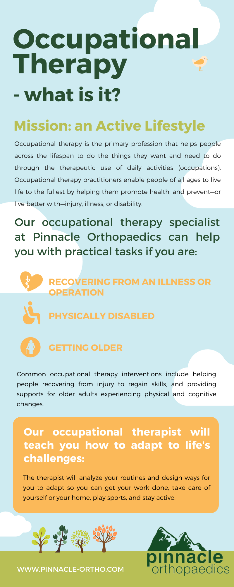 Occupational Therapy at Pinnacle Orthopaedics | Pinnacle Orthopaedics