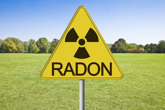 Radon Biohazard Sign