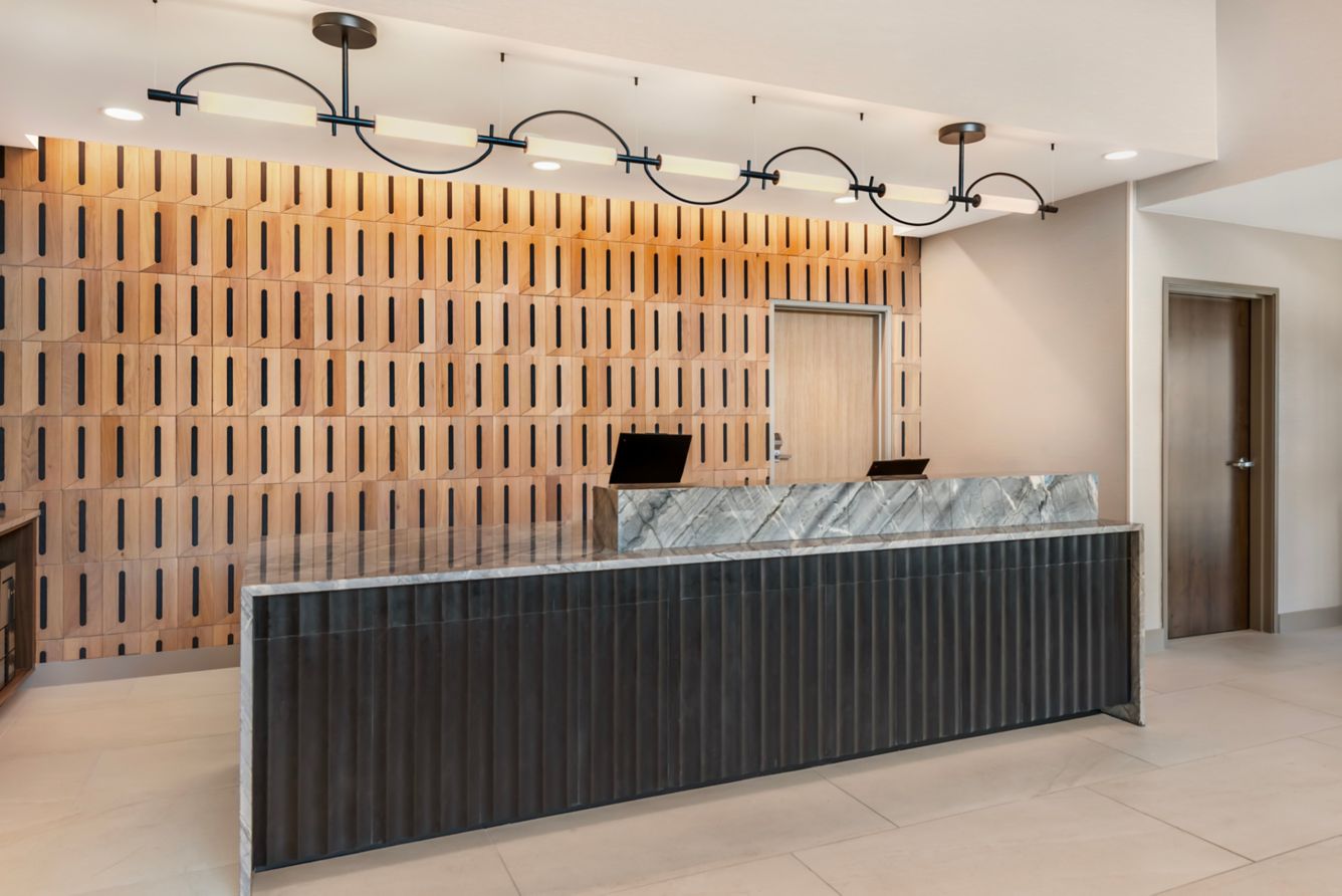 Residence Inn by Marriott Custom Front Desk Quartz Counters