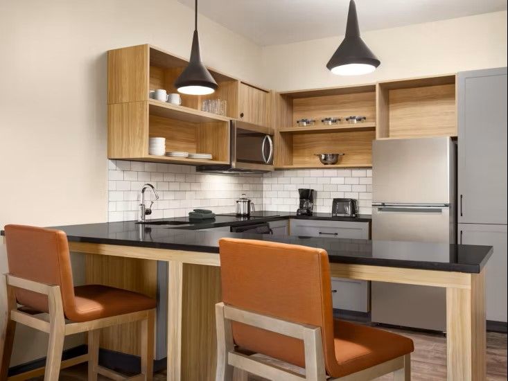 Candlewood Suites by IHG Custom Guest Kitchen Millwork and Quartz