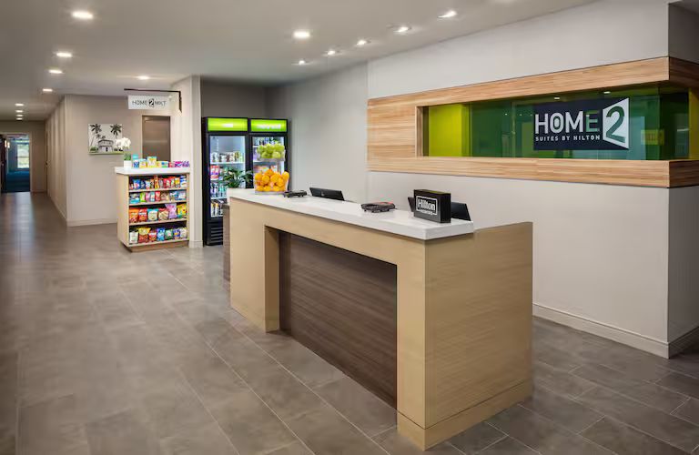Home2 Suites Custom Front Desk Millwork