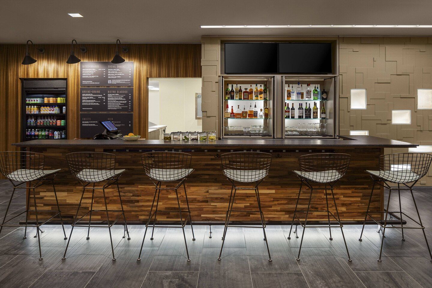 GEN 6 Marriott Courtyard Custom Bar Millwork