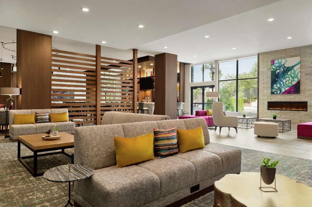Hilton Garden Inn Custom Lobby Wall Millwork