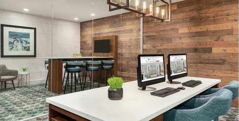 Hilton Garden Inn Custom Business Center Millwork and Counters