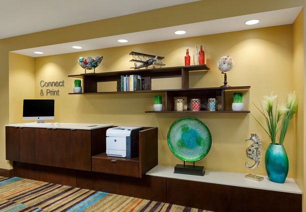 Marriott Fairfield Inn Custom Business Center Cabinetry