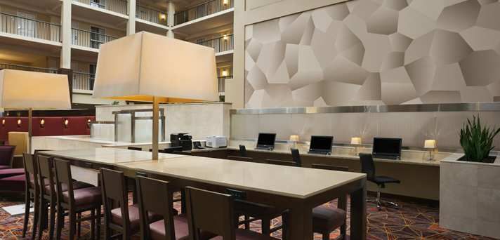 Fairfield Inn Custom Communal Table Quartz