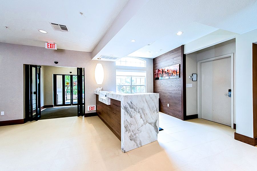 Hyatt House Front Desk Millwork and Countertops