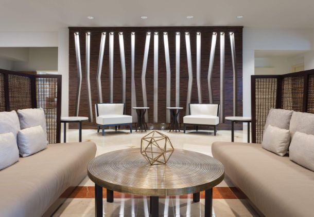 Marriott Seating Area Wall Millwork