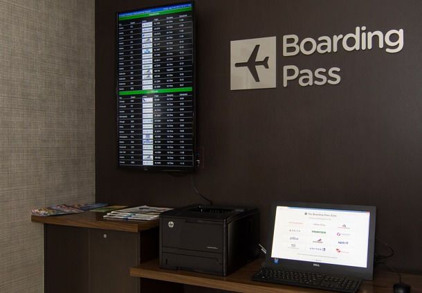 Marriott Courtyard and Residence Inn Dual-Brand Custom Print Station Casework