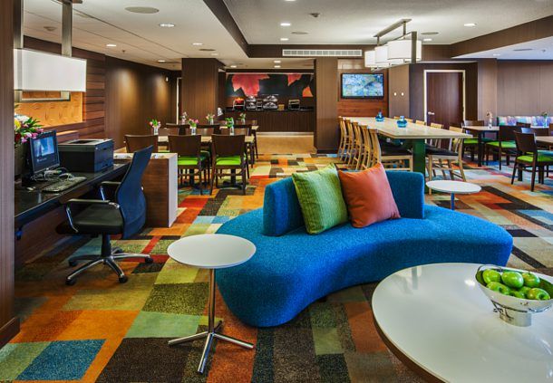 Fairfield Inn Custom Business Center and Lobby Millwork