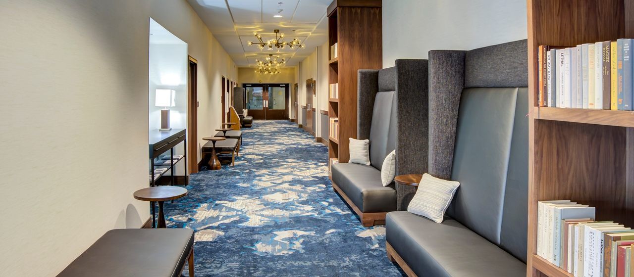 Doubletree Custom Public Seating Area Millwork