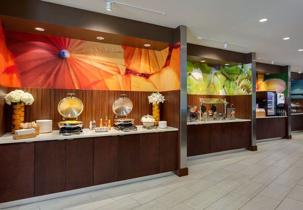 Marriott Fairfield Inn Breakfast Buffet Millwork and Countertops