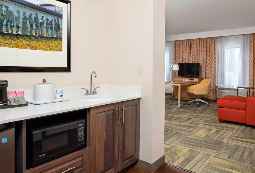 Hampton Inn Guest Kitchen Millwork and Counters