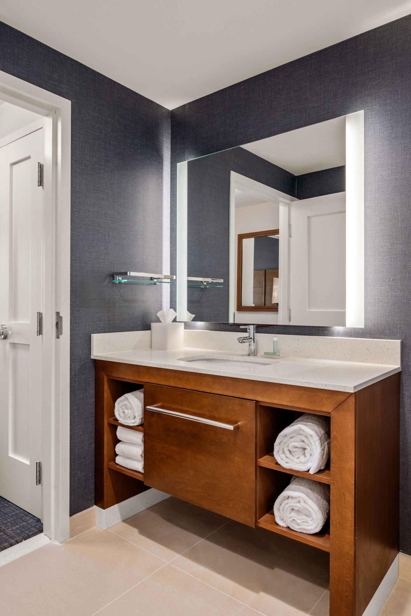 Residence Inn Custom Guest Bath Vanity Base and Top