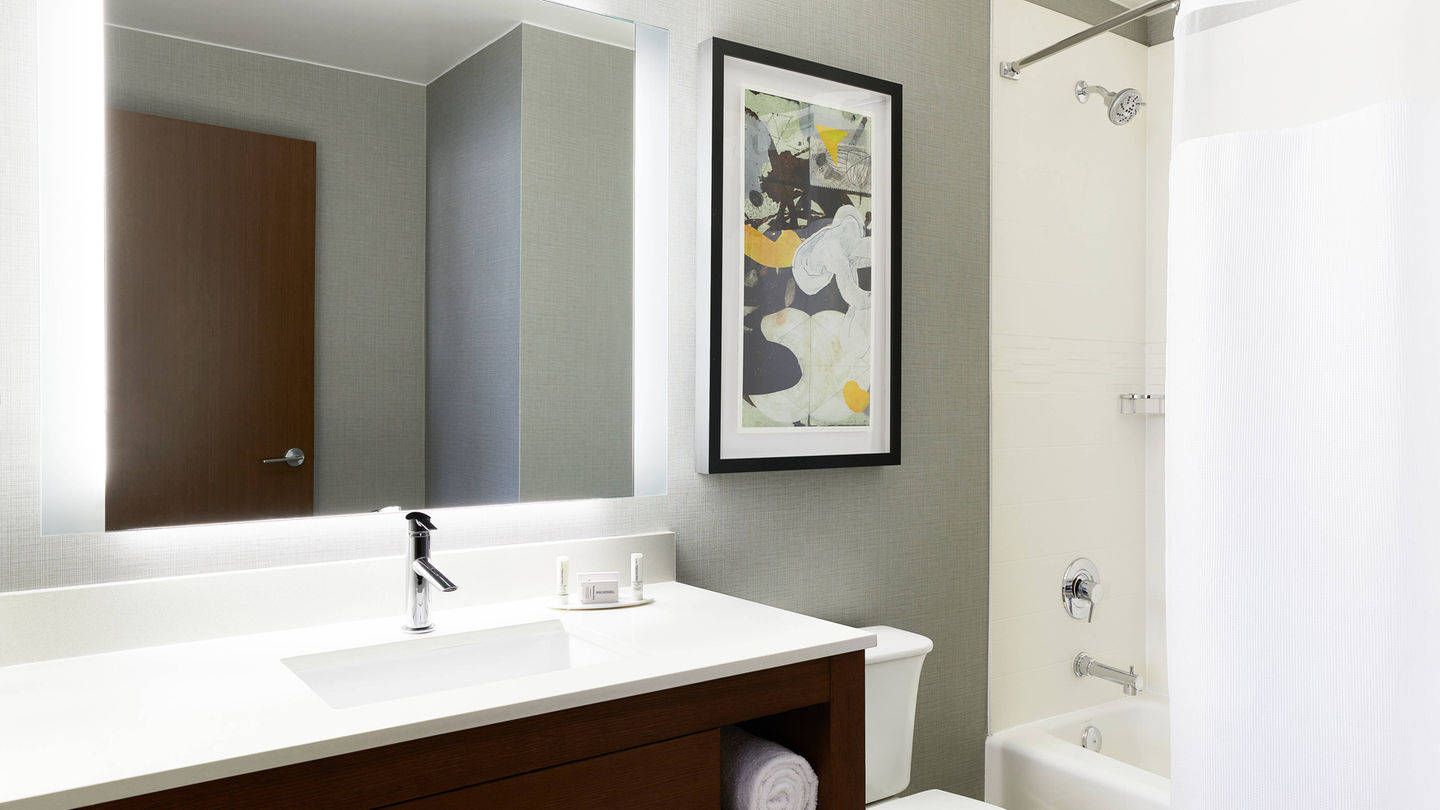 Residence Inn AC Marriott Custom Guest Bath Vanity