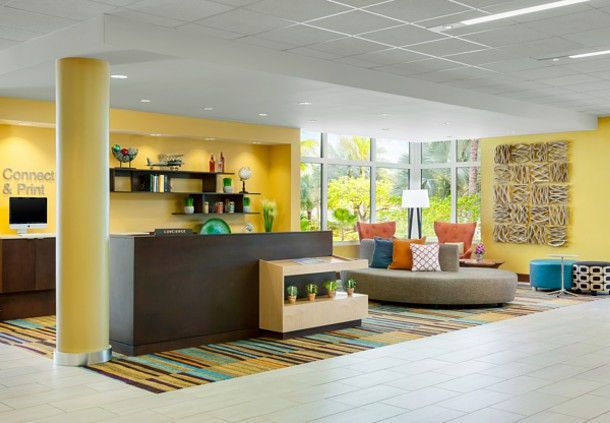 Marriott Fairfield Inn Custom Connect and Print Area Millwork