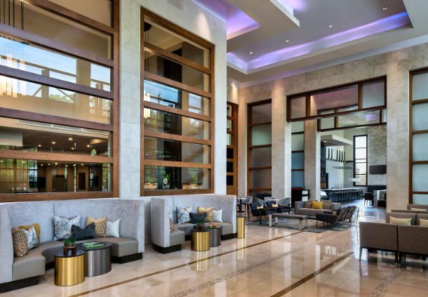 Marriott Custom Lobby Millwork