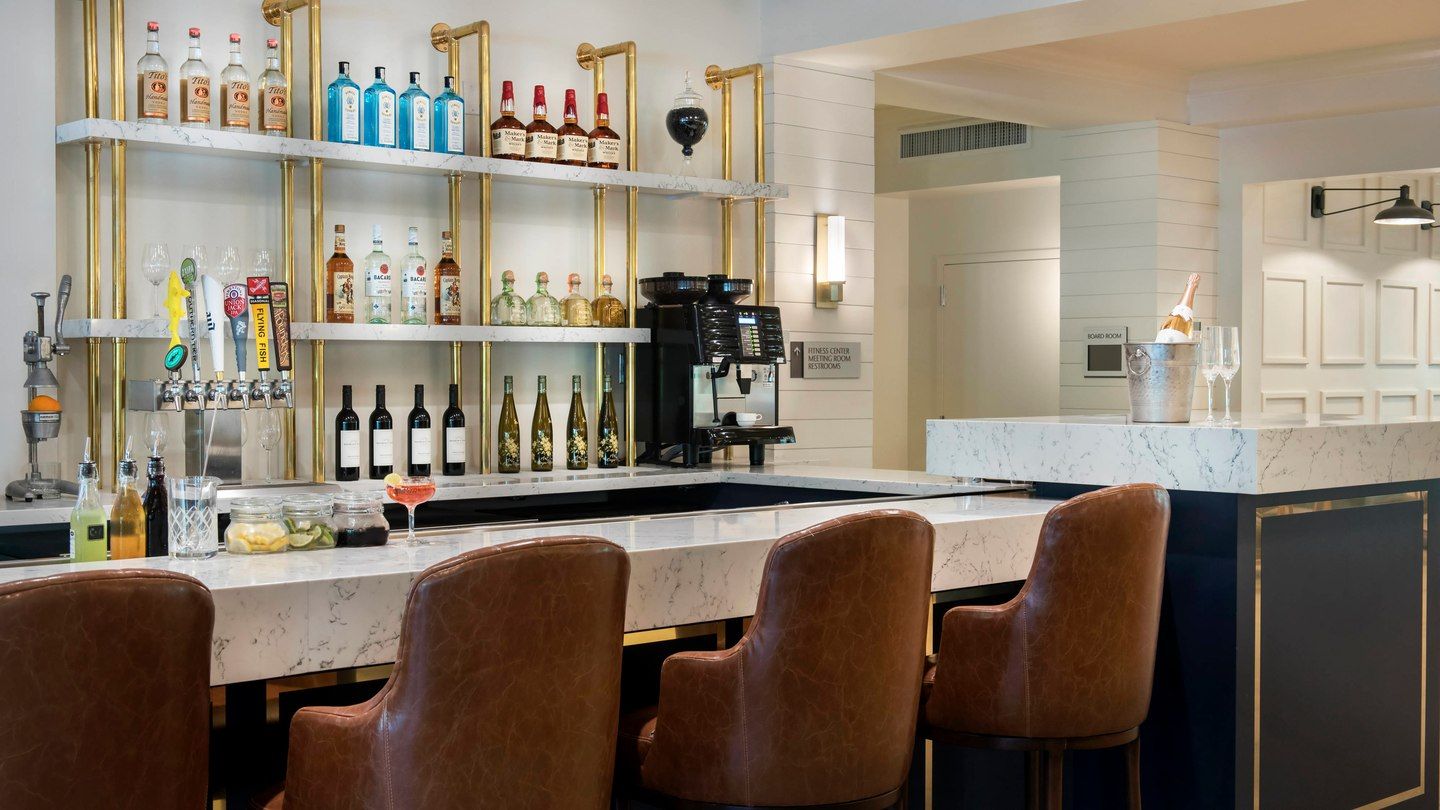 Delta Hotel Basking Ridge Custom Lobby Bar Countertops