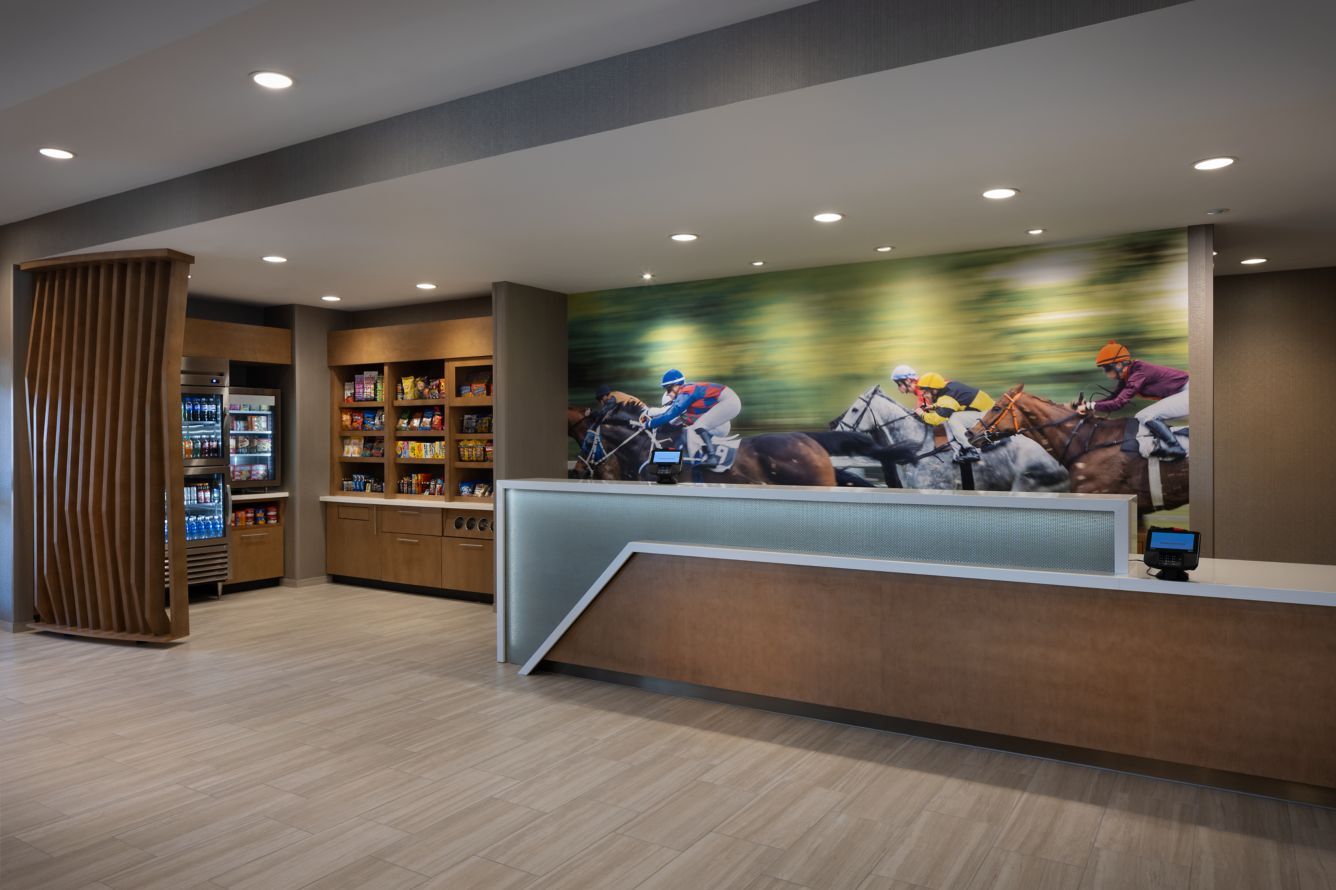 Springhill Suites by Marriott Custom Front Desk Millwork and Countertops