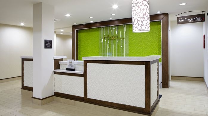 Hilton Garden Inn Custom Front Desk Millwork and Countertops