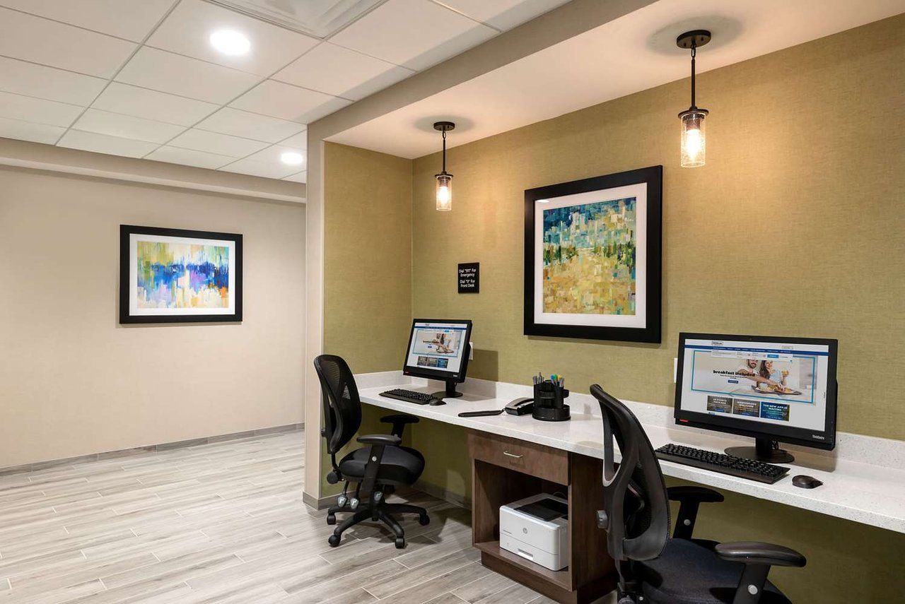 Hampton Inn Custom Business Area Millwork and Countertops