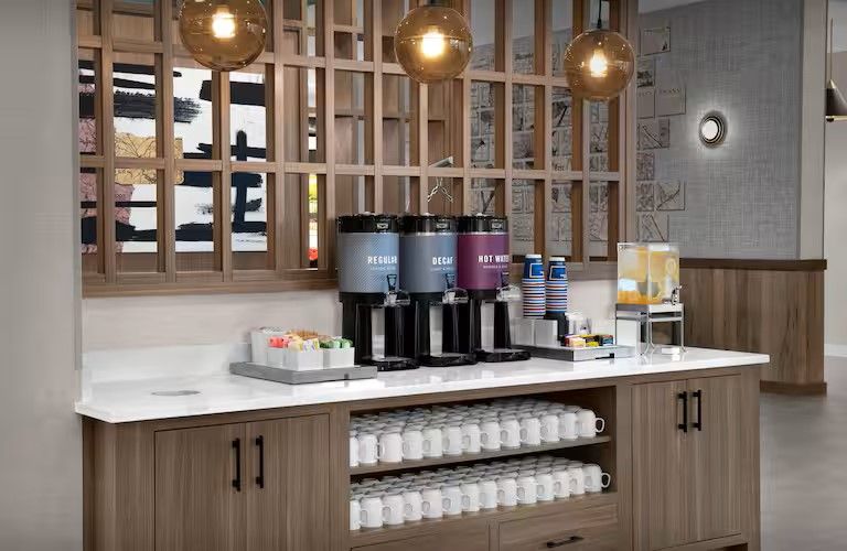 Homewood Suites & Tru by Hilton Custom Coffee Station Millwork