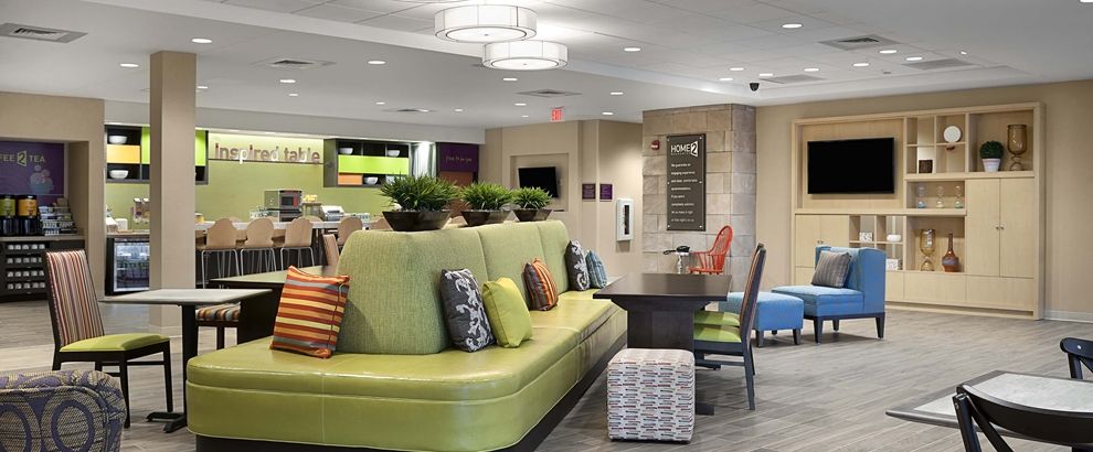 Home2Suites Custom Lobby Casework