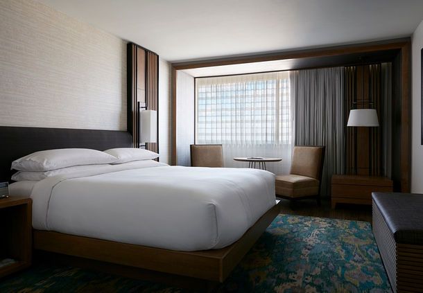 Marriott Guest Bed Custom Window Casework