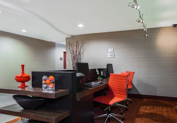 Courtyards Custom Business Center Casework