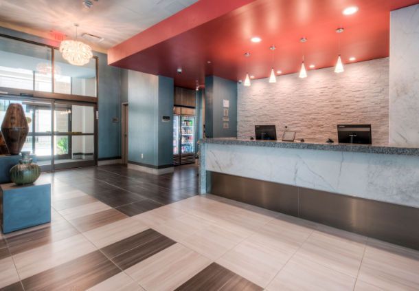 Residence Inn Custom Registration Desk Millwork and Countertops
