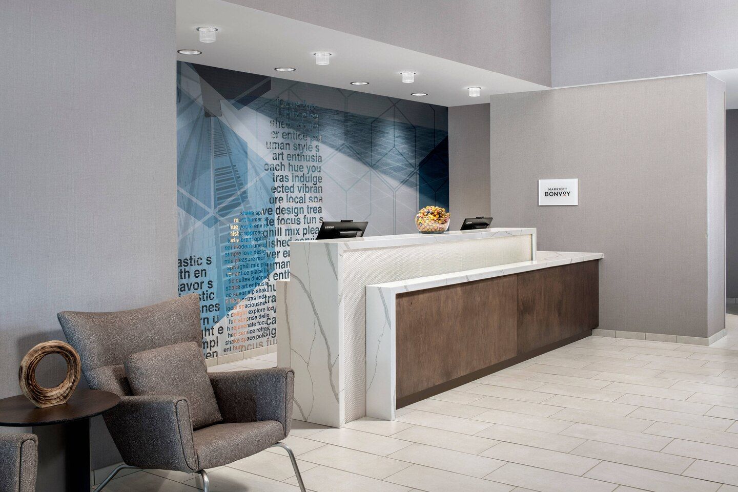Springhill Suites Front Desk Millwork