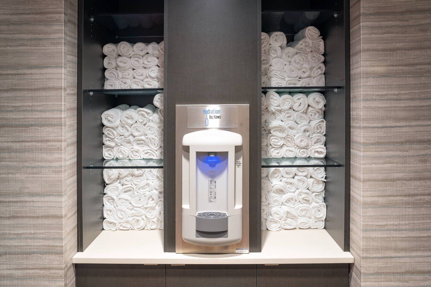 GEN 6 Marriott Courtyard Custom Hydration Station Millwork