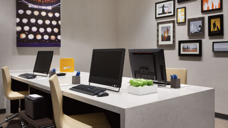 Hyatt House Custom Business Center Countertops