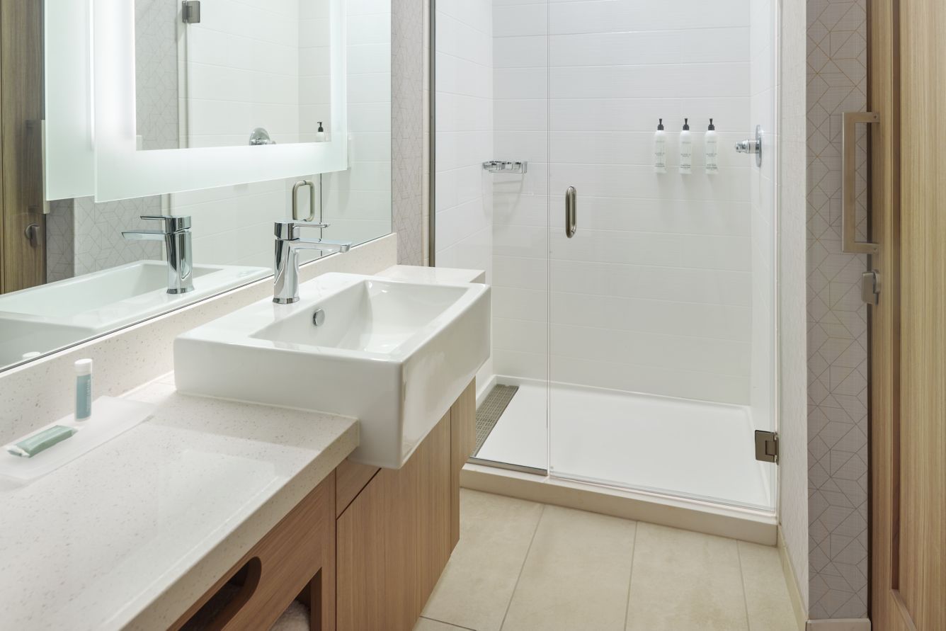 Springhill Suites by Marriott Bath Vanity Base Millwork and Countertops