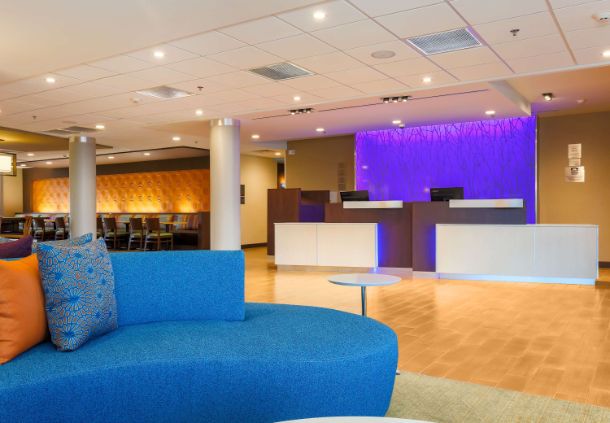 Fairfield Inn Custom Front Desk Millwork