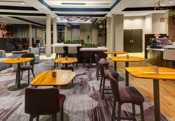 Courtyard by Marriott Seating Area Millwork