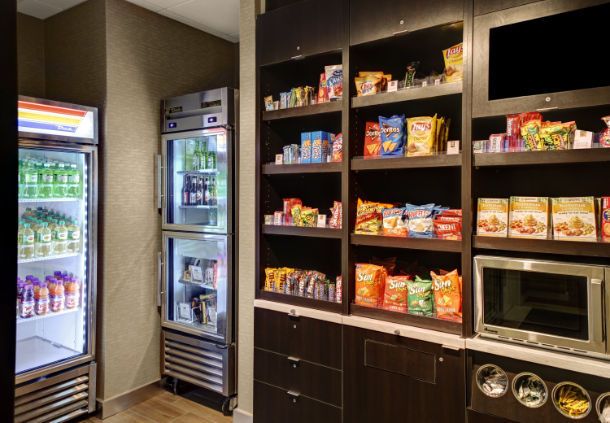 Courtyard by Marriott Custom Marketplace Cabinetry and Counters