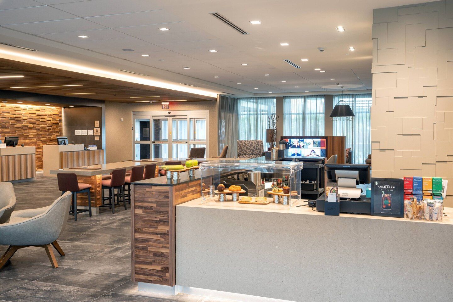GEN 6 Marriott Courtyard Custom Breakfast Area Millwork
