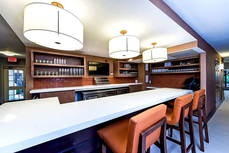 Hyatt House Public Area Millwork and Quartz