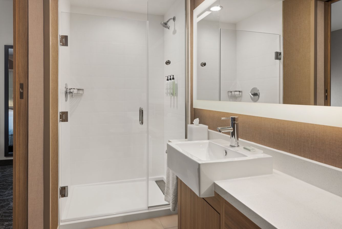 SpringHill Suites by Marriott Custom Guest Bath Vanity Top and Base