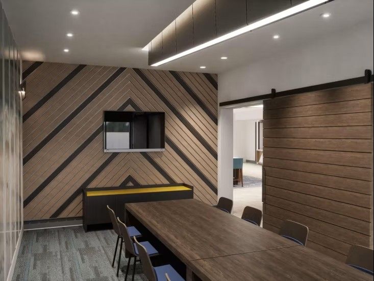 Holiday Inn Express Custom Meeting Room Focal Wall