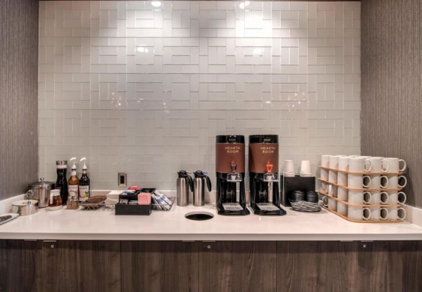 Residence Inn Custom Coffee Area Cabinetry and Counters
