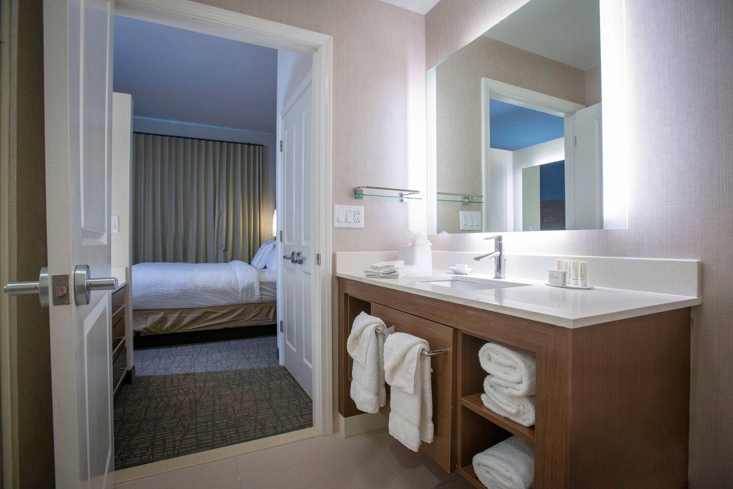 Residence Inn Bathroom Vanity Cabinetry and Counters