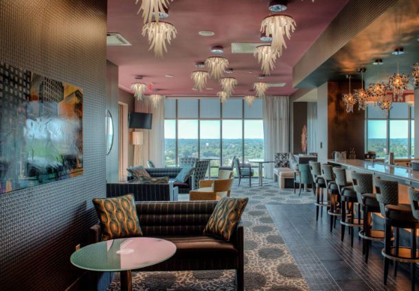 Residence Inn Custom Bar Area Millwork and Counters