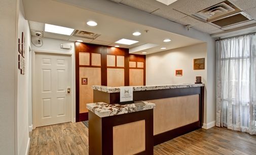 Homewood Suites Custom Front Desk Millwork
