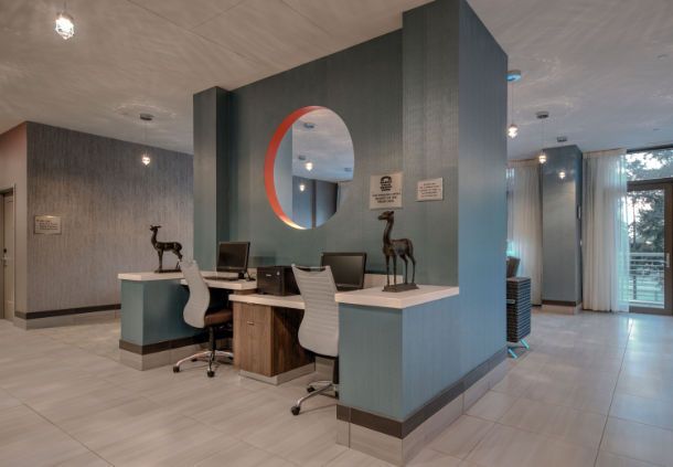 Residence Inn Custom Business Area Casework and Counters