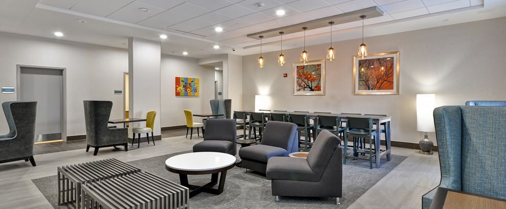 Home2Suites by Hilton Custom Lobby Millwork