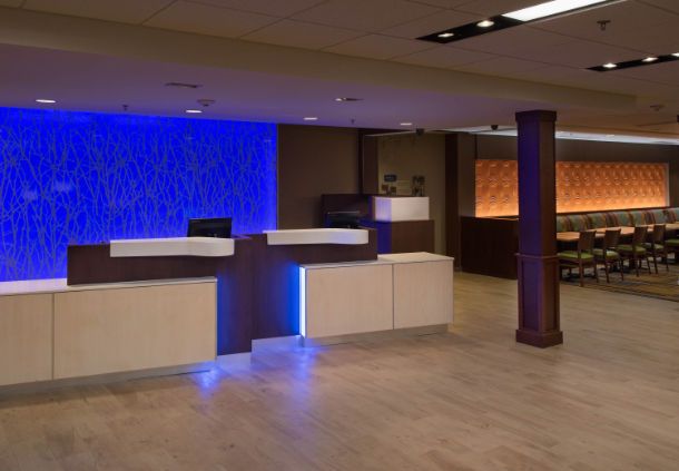 Fairfield Inn Custom Front Desk Casework